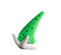 QXSJEDYCH ocarina 12 Hole Resin Ocarina In SC Key Twelve Hole Plastic High Pitched Ocarina In C Key Students Play Musical Instruments Flute(Green)