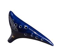 QXSJEDYCH ocarina Musical Instrument Ocarina 12 Holes Alto C Key 12 Hole AC Key Ocarina Instrument Flute(Dark blue)