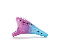 QXSJEDYCH Ocarina Ocarina 12-Hole Alto Ocarina in C Key with Good Pitch Twelve-Hole Ocarina in AC Key Flute(10)