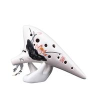 QXSJEDYCH ocarina Ocarina 12 Hole Professional Performance Grade 12 Hole Ac Key Student Entry Level Musical Instrument Flute(2)