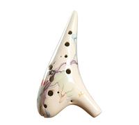 QXSJEDYCH ocarina Ocarina 12 Holes Alto C Key Smoked Ocarina 12 Holes AC Key Two Colors Suitable For Beginners Student Ocarina Instrument Flute(3)