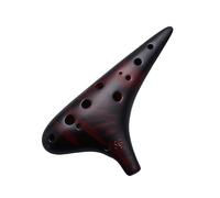 QXSJEDYCH ocarina Ocarina 12 Holes SG Treble G Key Twelve Hole Ocarina Professional Smoked Ocarina Students Beginners To Play The Instrument Flute(3)