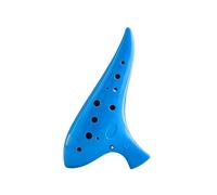 QXSJEDYCH ocarina Ocarina Twelve Hole Plastic Ocarina 12 Hole AC Alto C Tone Resin ABS Environmentally Student Beginner Anti-fall Ocarina Flute(Blu)