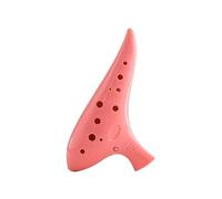 QXSJEDYCH ocarina Ocarina Twelve Hole Plastic Ocarina 12 Hole AC Alto C Tone Resin ABS Environmentally Student Beginner Anti-fall Ocarina Flute(Pink)