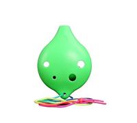 QXSJEDYCH Ocarina Plastic Ocarina 6-Hole Alto C-Key Ocarina Student Beginner Instrument Suitable for Beginner Students Ocarina Flute(Green)