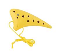 QXSJEDYCH ocarina Plastic Resin Ocarina Twelve Holes C Key Ocarina Treble SC Key 12 Holes Student Beginner Classroom Flute(Giallo)