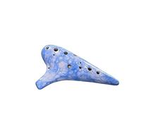 QXSJEDYCH ocarina Playing Ocarina 12 Holes AC Tune School Teaching Musical Instrument Beginner Ocarina Twelve Holes Flute(Blu)