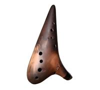 QXSJEDYCH ocarina Purple Sand Ocarina 12 Hole Alto AC Professional Performance BC AF AGSCSFSG Tune Seven Piece Instrument Set For Beginners Flute(AF key)