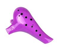 QXSJEDYCH ocarina Resin Ocarina 12 Hole AC Key Alto C Key Resin Anti-fall Suitable For Beginners Student Ocarina Instrument Flute(Purple)