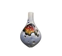 QXSJEDYCH ocarina Six-hole Ocarina In AC Key 6-hole Alto Ocarina In C Key Beginner's Instrument Beginner's Flute Painting Ocarina Flute(10)