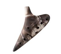 QXSJEDYCH ocarina Smoked Ocarina 12 Hole Alto C Key AC Beginner Entry Level Student Unfired Professional Performance Level Flute(1)