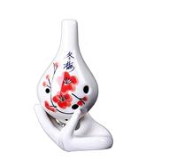 QXSJEDYCH ocarina Student Entry Level Six Hole Ocarina 6 Hole Beginner Alto C Key Professional Adult Ocarina Xun Porcelain Instrument Flute(8)