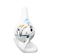 QXSJEDYCH ocarina Student Entry Level Six Hole Ocarina 6 Hole Beginner Alto C Key Professional Adult Ocarina Xun Porcelain Instrument Flute(6)