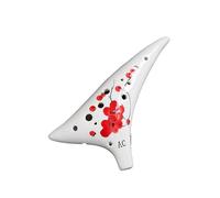 QXSJEDYCH Ocarina Twelve Hole AC Key 12 Hole Alto C Key Ocarina School Piano Store Beginner Ocarina Raised Tail Flute(3)