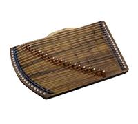 QXSJEDYCH Portable Guzheng Instrument, Size: 60×35×6cm, Professional Guzhengs with Backpack and Accessories, 21 Strings, Suitable for Adults/Children Guzheng(Color:Schwarz)