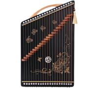 QXSJEDYCH Portable Guzhengs, 60x34 CM, 21 Strings, 12 Patterns, Guzheng Exerciser with Accessories and Backpack Suitable for Beginner/Professional Guzheng(Color:A)