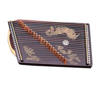 QXSJEDYCH Portable Guzhengs, 60x34 CM, 21 Strings, 12 Patterns, Guzheng Exerciser with Accessories and Backpack Suitable for Beginner/Professional Guzheng(Color:K)