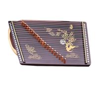 QXSJEDYCH Portable Guzhengs, 60x34 CM, 21 Strings, 12 Patterns, Guzheng Exerciser with Accessories and Backpack Suitable for Beginner/Professional Guzheng(Color:F)
