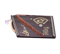 QXSJEDYCH Portable Guzhengs, 60x34 CM, 21 Strings, 12 Patterns, Guzheng Exerciser with Accessories and Backpack Suitable for Beginner/Professional Guzheng(Color:L)
