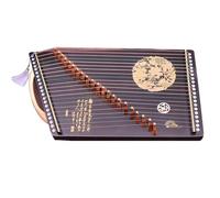 QXSJEDYCH Portable Guzhengs, 60x34 CM, 21 Strings, 12 Patterns, Guzheng Exerciser with Accessories and Backpack Suitable for Beginner/Professional Guzheng(Color:B)