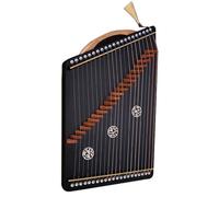 QXSJEDYCH Portable Guzhengs, 60x34 CM, 21 Strings, 12 Patterns, Guzheng Exerciser with Accessories and Backpack Suitable for Beginner/Professional Guzheng(Color:D)