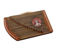 QXSJEDYCH Professional Guzheng Trainer Suitable for Adults/Children, Guzhengs with Backpack and Accessories, Size: 60×35×6cm, 21 Strings Guzheng(Color:Rot)