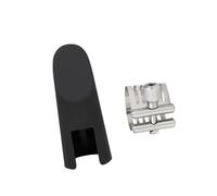 QXSJEDYCH Saxophone Instrument Accessory Alto Saxophone Metal Clip Black Frosted Mouthpiece Hat Saxophone Clamp Cap Accessories Kit Mouthpieces