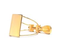 QXSJEDYCH Saxophone Instrument Accessory Alto/Tenor/High-pitched Saxophone Bakelite Mouthpiece Stainless Steel Brass Clip Parts Mouthpieces(High)