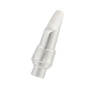 QXSJEDYCH Saxophone Instrument Accessory Alto/tenor/high-pitched Saxophone Metal Mouthpiece Surface Silver-plated Sax Performance Mouthpiece Mouthpieces(High)