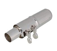 QXSJEDYCH Saxophone Instrument Accessory E-flat Tenor Saxophone Mouthpiece Kit With Cap Clip Brass Silver/Gold Plated Sax Mouthpiece Parts Mouthpieces(Silver)