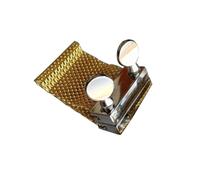 QXSJEDYCH Saxophone Instrument Accessory Gold-plated Saxophone Mouthpiece Ligature High-pitched/tenor/alto Saxophone Metal Mouthpiece Clip Mouthpieces(Tenor)