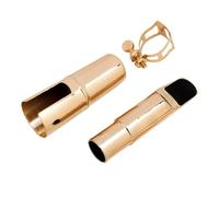QXSJEDYCH Saxophone Instrument Accessory Golden Saxophone Brass Mouthpiece Alto Sax Instrument Mouthpiece Beginner Practice Accessories Mouthpieces