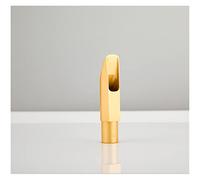 QXSJEDYCH Saxophone Parts Professional Tenor Saxophone Alto Saxophone Metal Mouthpiece Gold- Plated and Silver- Plated Accessories Mouthpieces(Gold Soprano 5)