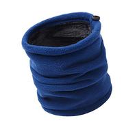 QXuan Thermal Snoods for Men Winter Thick Fleece Neck Warmer Gaiter Warm Neck Tube Hat Scarf Beanie Face Mask for Outdoor Sports Ski Cycling (Bright Blue)