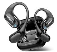 QXUFV Open-Ear Headphones, Bluetooth 5.4 Wireless Earbuds Deep Bass, 48H True Wireless Bluetooth Earphones with Mic, Adjustable Earhook Open Ear Earbuds, IPX7 Waterproof Earphones for Running/Fitness