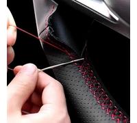 QXULMSLK Car Customized Hand Stitched Steering Artificial Leather Wheel Braid Cover,for BMW E83 X3 2003-2010 E53 X5 2004-2006