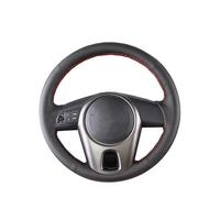 QXULMSLK Car Customized Hand Stitched Steering Artificial Leather Wheel Braid Cover,for Kia Forte 2009-2014 Soul Kia Rio