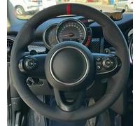 QXULMSLK Car Customized Hand Stitched Steering Artificial Leather Wheel Braid Cover，for MINI JCW F56 Clubman Convertible Countryman 2014-2020