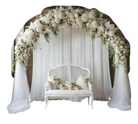 QXWD 1/2/3/5/10M Tulle Backdrop Curtains,Sheer Backdrop Curtains Birthday Party Spring Party,Photography Backdrop Decor