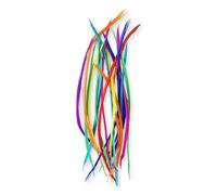 QXWD 10-17cm Mixed Colored Feathers Long Decoration Pluma Goose Bulk Crafts Hats Trim Easter Creative Leisure Carnival 50pcs