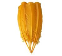 QXWD 100 Pcs Multicolor Turkey Feathers 10-12inch Goose Feathers For Wedding Party Decoration Headdress Crafts Feather