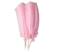 QXWD 100 Pcs Multicolor Turkey Feathers 10-12inch Goose Feathers For Wedding Party Decoration Headdress Crafts Feather