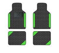 QXWD 4pcs Luxury Carpet Floor Mat Set Left-Hand Drive Universal Car Mat Protection Pad Leather For Wear-Resistant Non Slip