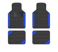 QXWD 4pcs Luxury Carpet Floor Mat Set Left-Hand Drive Universal Car Mat Protection Pad Leather For Wear-Resistant Non Slip