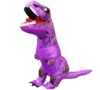 QXWD Adult Kids T-Rex Dinosaur Inflatable Costumes Halloween Christmas Mascot Party Cosplay Costume Dress Fancy Suits