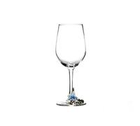 QXWD Creative Enamel Crystal Goblet Champagne Glass Cup Set Luxury Cups Glasses of Wine Wineglass Vintage Drinking