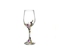 QXWD Creative Enamel Crystal Goblet Champagne Glass Cup Set Luxury Cups Glasses of Wine Wineglass Vintage Drinking
