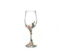 QXWD Creative Enamel Crystal Goblet Champagne Glass Cup Set Luxury Cups Glasses of Wine Wineglass Vintage Drinking