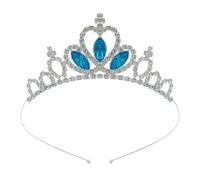 QXWD Fashion Children's Crown Headdress Cute Princess Little Girl Princess Hair Hoop Crystal Birthday Crown Hair Accessories