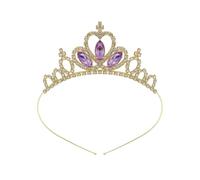 QXWD Fashion Children's Crown Headdress Cute Princess Little Girl Princess Hair Hoop Crystal Birthday Crown Hair Accessories